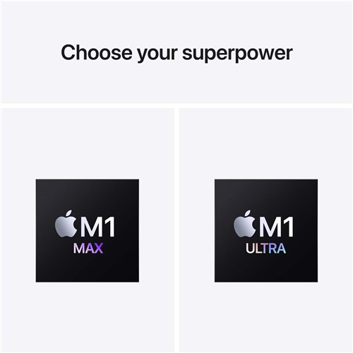 Apple Mac Studio with M1 Max chip. 10-core CPU. 512GB SSD