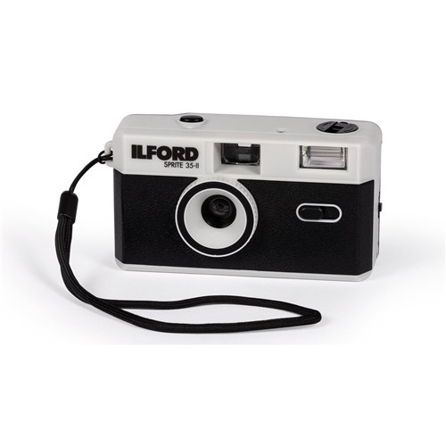 Ilford Sprite 35-II Reusable Film Camera (Black & Grey)