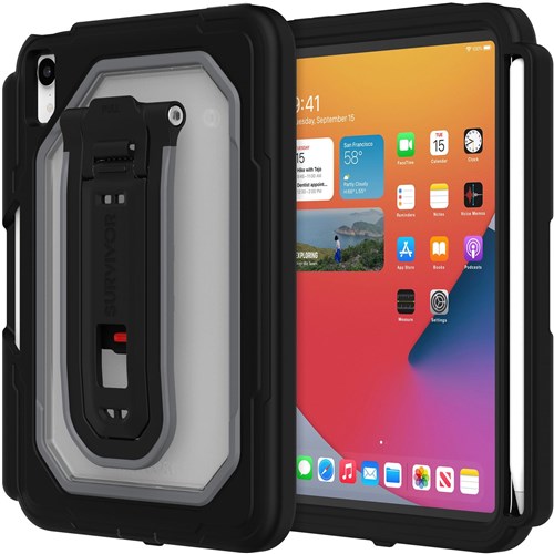 Griffin Survivor All-Terrain Case for iPad mini 6th/7th Gen (Black)