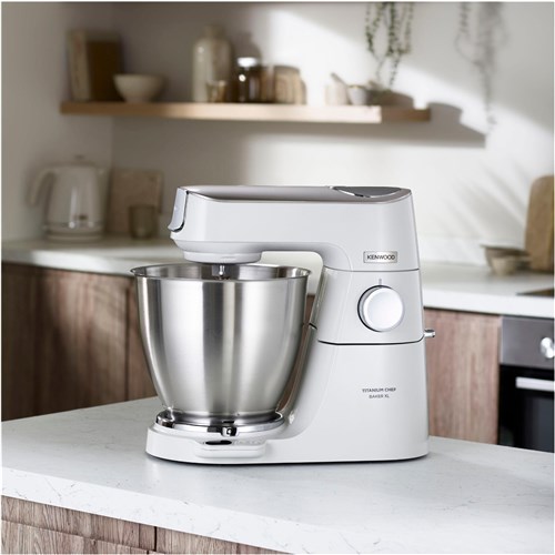 Kenwood Titanium Chef Baker XL Mixer (White)