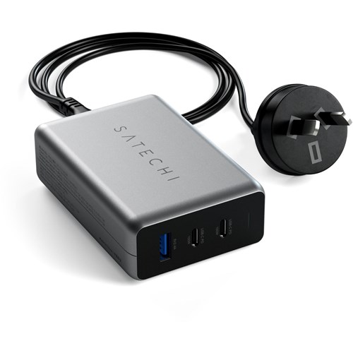 Satechi 100W USB-C/A 3 Port PD GaN Compact Charger