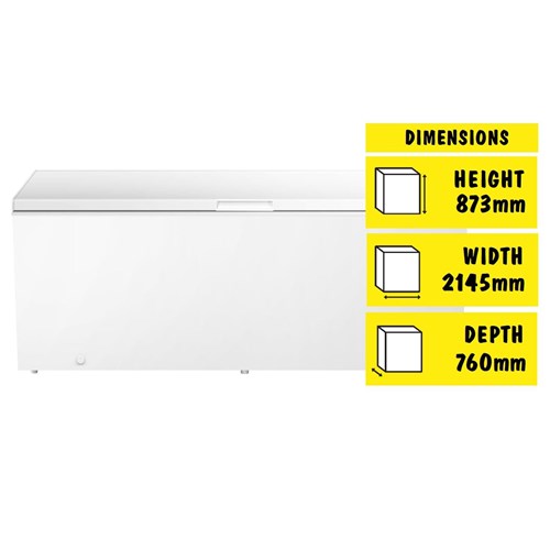 Westinghouse WCM7000WE 702L Chest Freezer