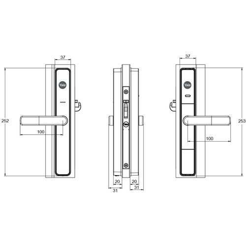 Yale Unity Security Screen Door Lock