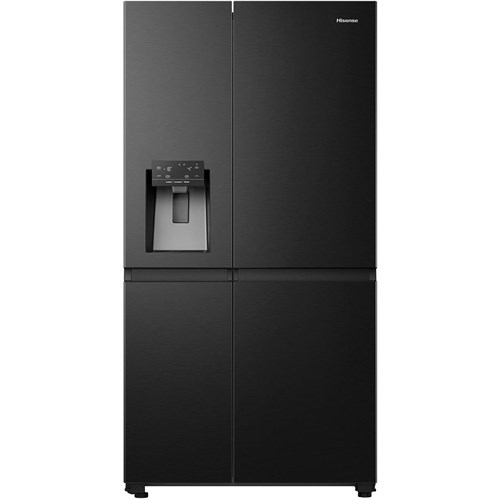 Hisense HRSBS632BW 632L Wi-Fi Side by Side Fridge (Black Steel)