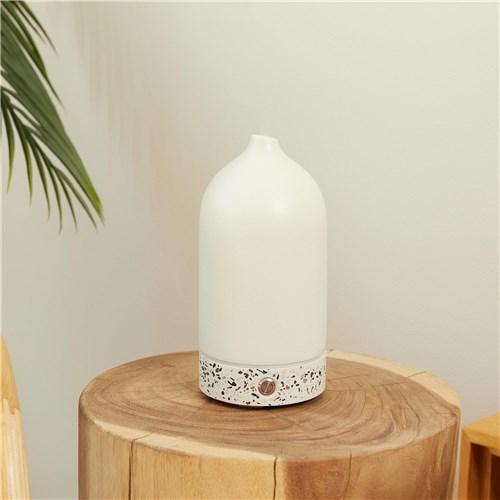 Homedics Ellia Pure Aroma Diffuser Ceramic & Terrazzo (White)