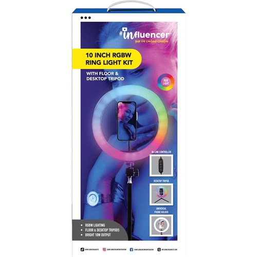 Influencer 10' RGBW Ring Light Kit