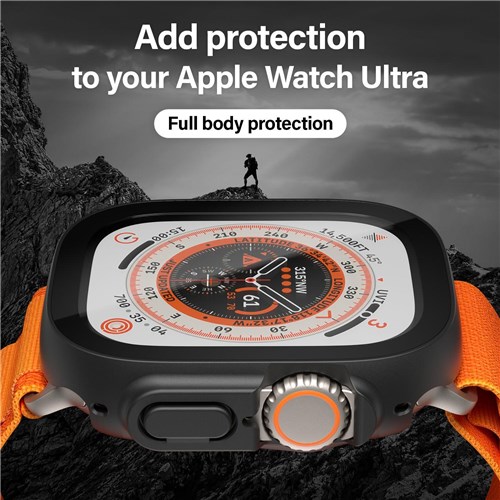 PanzerGlass Full Body Protection for Apple Watch Ultra 1 & 2 49mm (Black)