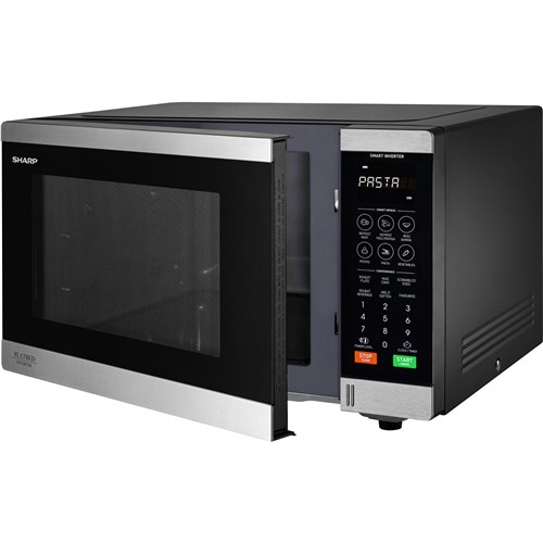 Sharp SM327FHS 32L 1200W Flatbed Microwave (Stainless Steel)