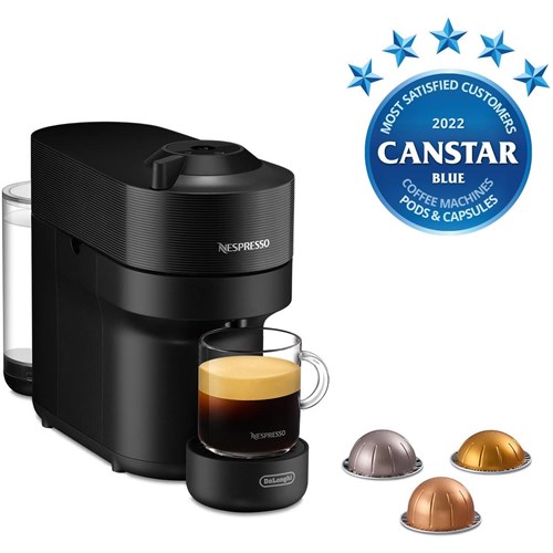 De'Longhi Vertuo Pop Bundle Nespresso Machine (Black)