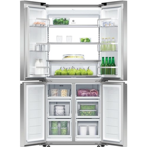 Fisher & Paykel RF500QNX1 498L Quad Door Fridge (Stainless Steel)