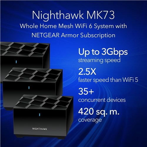 NETGEAR Nighthawk AX3000 Dual-band Mesh WiFi 6 System (3 Pack)