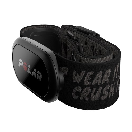 Polar H10 Heart Rate Sensor (Black Crush with Text) [M-XXL]