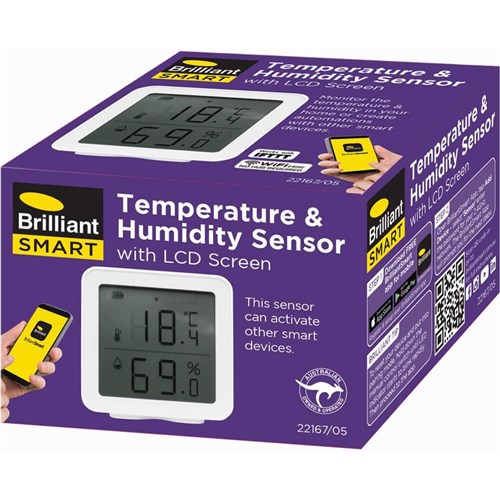 Brilliant Smart Temperature and Humidity Sensor