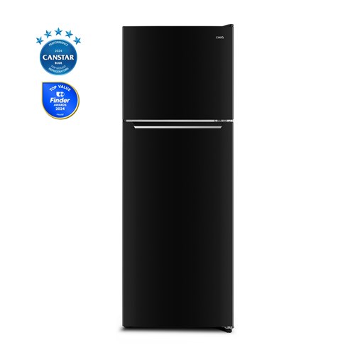 CHiQ CTM347NB5E 348L Top Mount Fridge (Black)