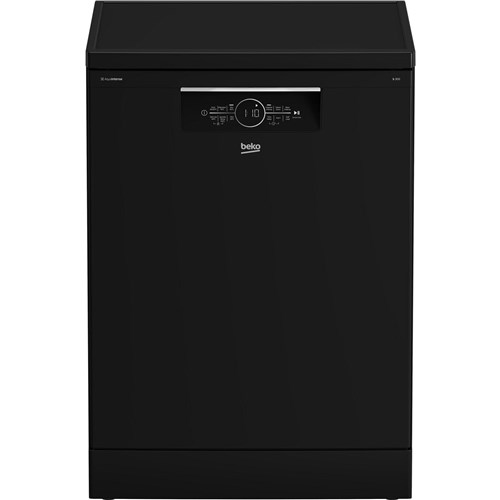 Beko BDFB1630B 16 Place Setting Freestanding Dishwasher (Glossy Black)