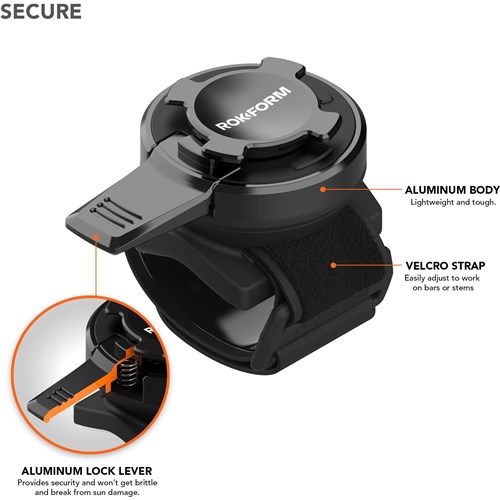 Rokform Aluminium Sport Series Velcro Bike Mount