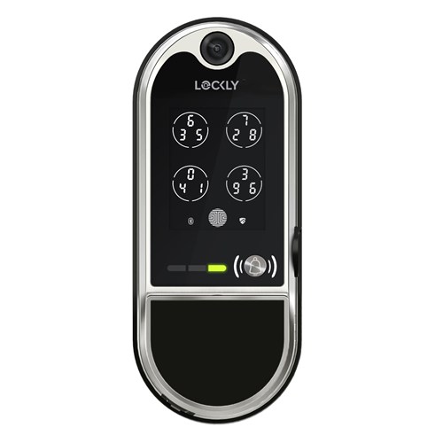 Lockly Vision Elite Video Doorbell Smart Lock (Satin Nickel)
