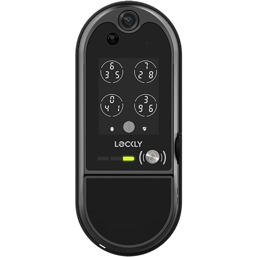 Lockly Vision Elite Video Doorbell Smart Lock (Matte Black)