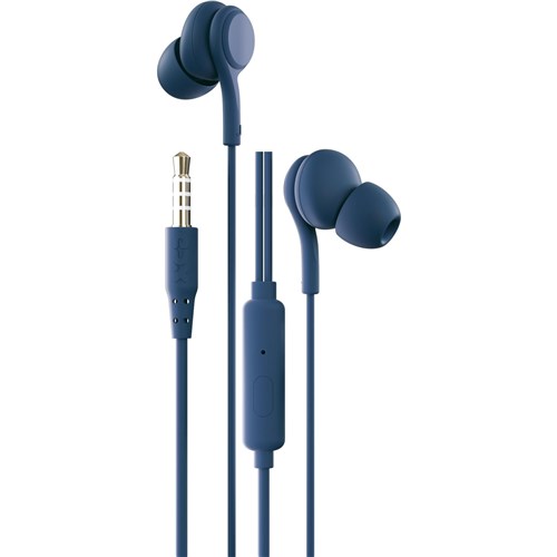 XCD XCD23003 Wired In-Ear with Mic Headphones  (Blue)