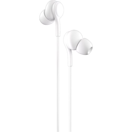 XCD XCD23003 Wired In-Ear with Mic Headphones (White)