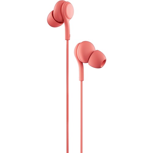 XCD XCD23003 Wired In-Ear with Mic Headphones (Coral)