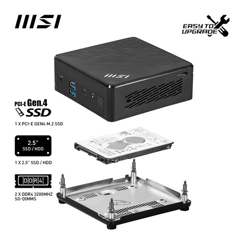 MSI Cubi 5 12M-018AU Mini Desktop PC NUC (Intel i7)[1TB]