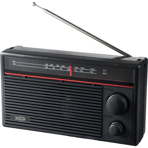 XCD Portable AM/FM Radio