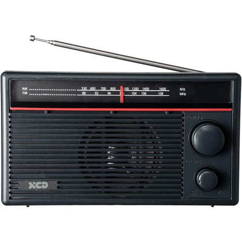 XCD Portable AM/FM Radio