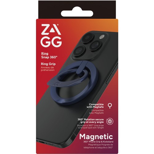 ZAGG SNap 360 Magnetic Ring for Smartphone (Blue)