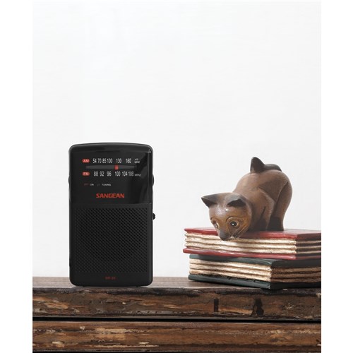 Sangean SR-35 BLACK Handheld Portable AM/FM Radio with Speaker