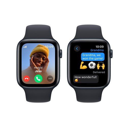 Apple Watch SE 44mm Midnight Aluminium Case GPS + Cellular (M/L)[2023]