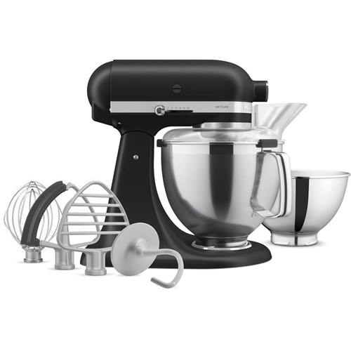 KitchenAid KSM195 4.8L Artisan Stand Mixer (Matte Black)