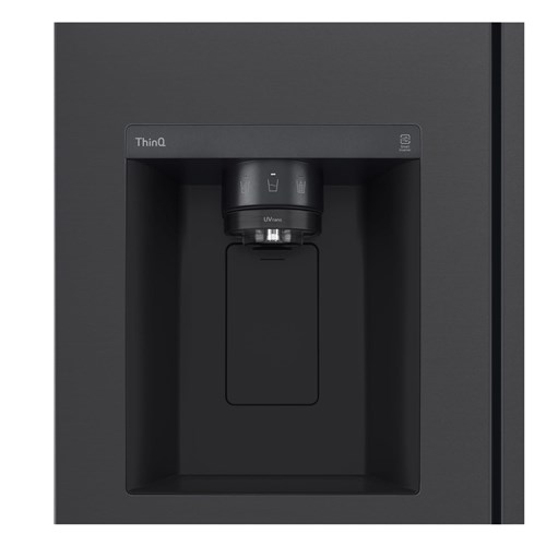 LG GS-L600MBL 635L Side by Side Fridge (Matte Black)