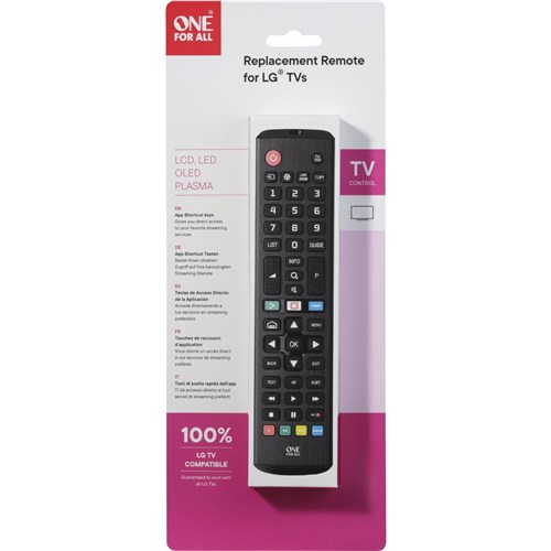 One for All LG TV Replacement Remote