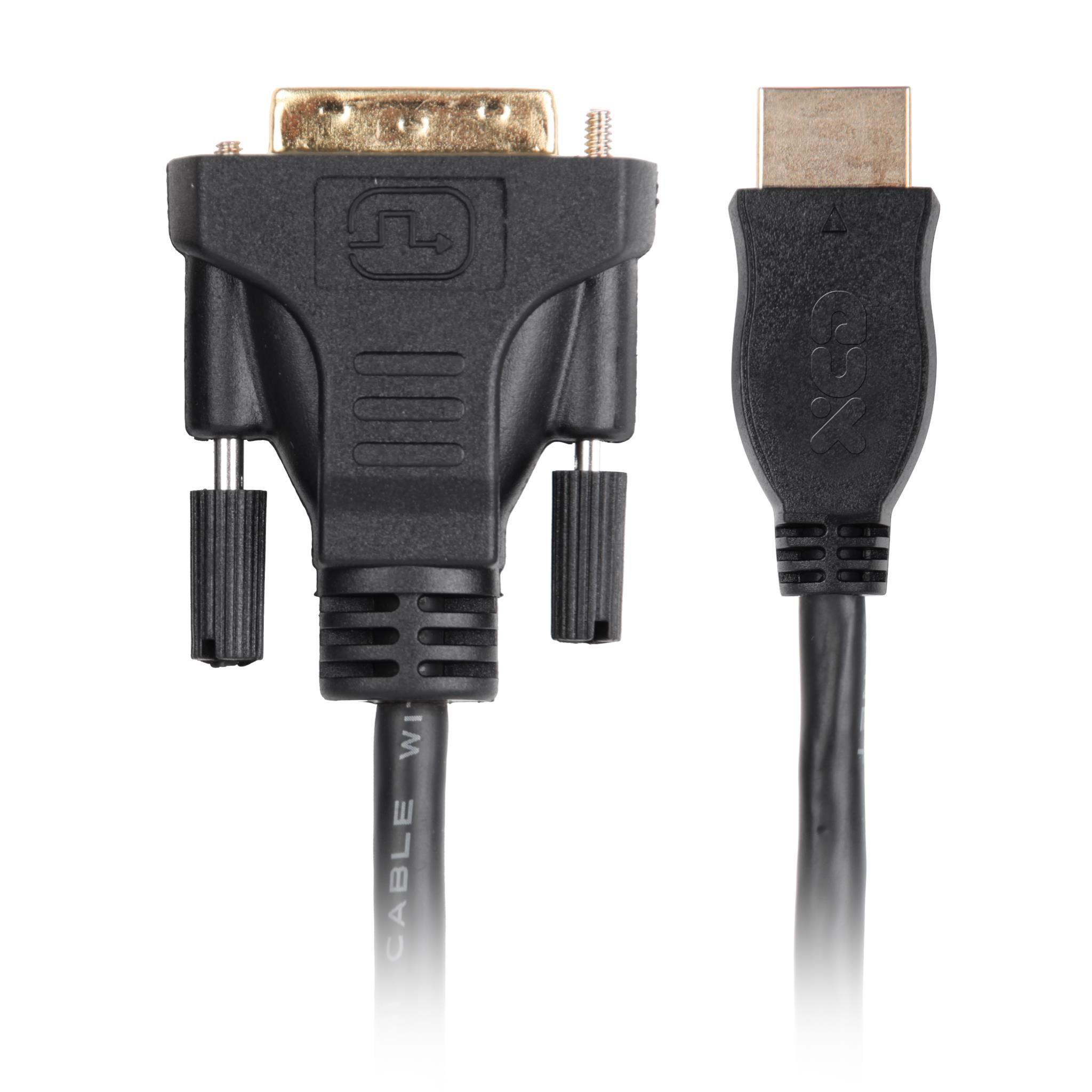 XCD Essentials HDMI to DVI Adapter Cable (1M) JB Solutions PROJECT JB HiFi Education